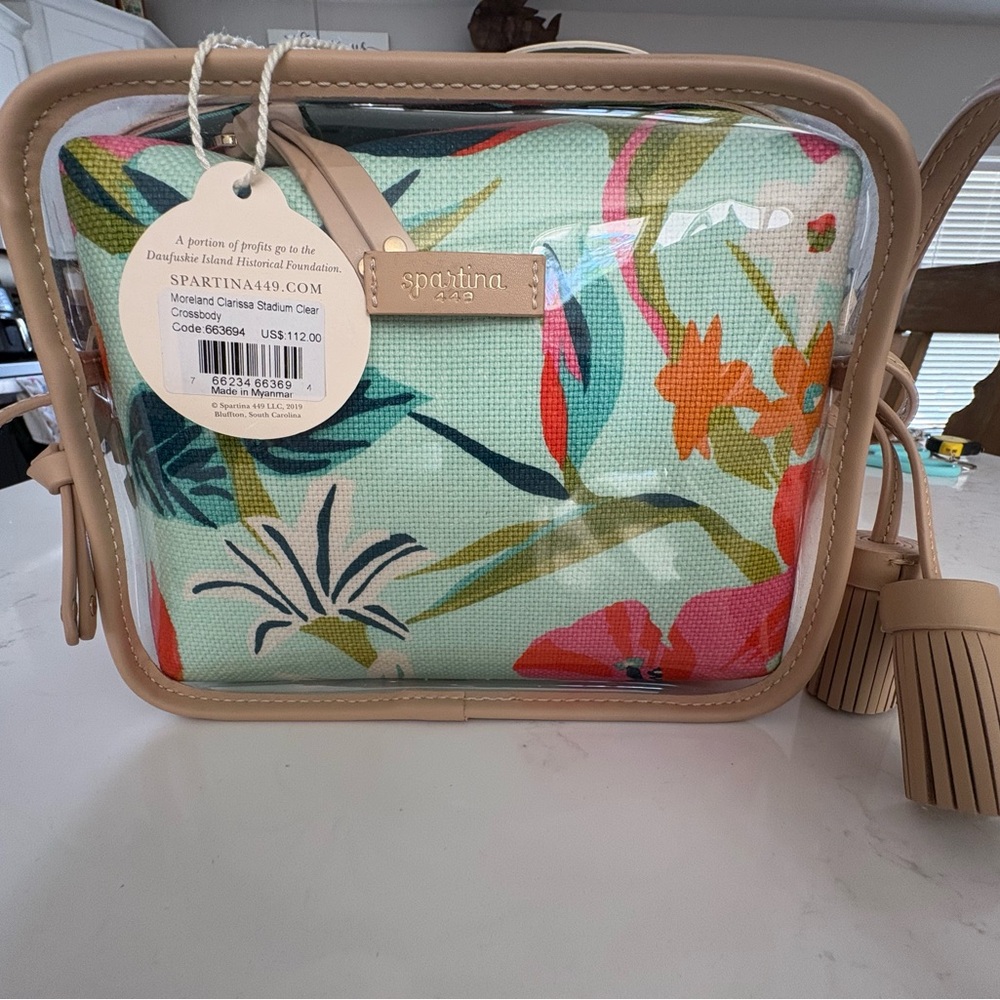 Spartina449 Moreland Clarissa Stadium Clear Crossbody - Excellent condition